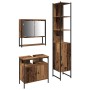 Mueble de lavabo con lavabo incorporado en madera antigua de madera engineered de , Muebles de baño - Ref: Foro24-3332575, Pr...