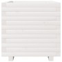 Jardinera madera maciza de pino blanco 50x50x49,5 cm en Macetas y jardineras | Comprar online en Foru.es