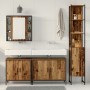 Conjunto de muebles de baño de 4 piezas Madera Antigua Madera Ingenierizada de , Muebles de baño - Ref: Foro24-3332591, Preci...