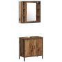 Conjunto de muebles de baño de 4 piezas Madera Antigua Madera Ingenierizada de , Muebles de baño - Ref: Foro24-3332591, Preci...
