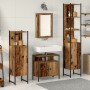 Muebles de Baño de 4 Piezas Madera Envejecida de , Muebles de baño - Ref: Foro24-3332594, Precio: 227,89 €, Descuento: %