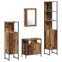 Muebles de Baño de 4 Piezas Madera Envejecida de , Muebles de baño - Ref: Foro24-3332594, Precio: 227,89 €, Descuento: %