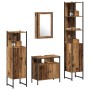 Muebles de Baño de 4 Piezas Madera Envejecida de , Muebles de baño - Ref: Foro24-3332594, Precio: 227,89 €, Descuento: %