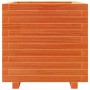 Jardinera madera maciza de pino marrón cera 50x50x49,5 cm en Macetas y jardineras | Comprar online en Foru.es