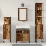Muebles de Baño de 4 Piezas Madera Envejecida de , Muebles de baño - Ref: Foro24-3332594, Precio: 227,89 €, Descuento: %