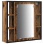 mueble de baño con lavabo integrado de madera antigua y madera elaborada de , Muebles de baño - Ref: Foro24-3332596, Precio: ...
