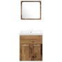 Conjunto de Muebles de Baño de 5 Piezas Madera Antigua Madera de Ingeniería | Foro24.es | Tu tienda online para hogar, jardín y más Foro24.es