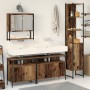 Gabinete de Lavabo con Lavabo Incorporado - Acabado de Madera Envejecida de , Muebles de baño - Ref: Foro24-3332601, Precio: ...