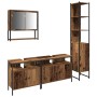 Gabinete de Lavabo con Lavabo Incorporado - Acabado de Madera Envejecida de , Muebles de baño - Ref: Foro24-3332601, Precio: ...