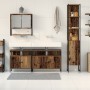 Gabinete de Lavabo con Lavabo Incorporado - Acabado de Madera Envejecida de , Muebles de baño - Ref: Foro24-3332601, Precio: ...