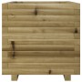 Jardinera madera de pino impregnada 50x50x49,5 cm en Macetas y jardineras | Comprar online en Foru.es