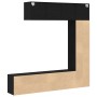 Estanterías 3 pcs Negro Roble 36x30x143 cm Madera elaborada | Foro24.es | Tu tienda online para hogar, jardín y más Foro24.es