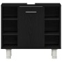 Conjunto de Muebles de Baño de 3 Piezas Roble Negro Madera de Calidad | Foro24.es | Tu tienda online para hogar, jardín y más Foro24.es