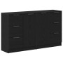 Aparadores 2 pcs Negro Roble 60x30x70 cm Madera elaborada de , Aparadores - Ref: Foro24-3333072, Precio: 165,65 €, Descuento:...