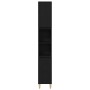 Juego de Gabinetes de Baño de 3 Piezas Roble Negro Madera Elaborada de , Muebles de baño - Ref: Foro24-3333086, Precio: 201,9...