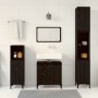 Conjunto de Muebles de Baño de 3 Piezas Roble Negro Madera de Calidad de , Muebles de baño - Ref: Foro24-3333089, Precio: 184...
