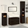 Juego de Muebles de Baño de 3 Piezas en Roble Negro de Madera Elaborada | Foro24.es | Tu tienda online para hogar, jardín y más Foro24.es