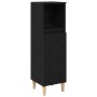 Juego de Muebles de Baño de 3 Piezas en Roble Negro de Madera Elaborada | Foro24.es | Tu tienda online para hogar, jardín y más Foro24.es