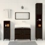 Juego de Muebles de Baño de 3 Piezas Roble Negro Madera Elaborada de , Muebles de baño - Ref: Foro24-3333091, Precio: 235,04 ...