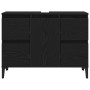 Juego de Muebles de Baño de 3 Piezas Roble Negro Madera Elaborada de , Muebles de baño - Ref: Foro24-3333091, Precio: 235,04 ...