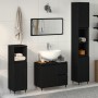 Conjunto de Muebles de Baño de 3 Piezas en Madera de Roble Negro de , Muebles de baño - Ref: Foro24-3333096, Precio: 217,06 €...