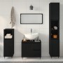 Conjunto de Muebles de Baño de 3 Piezas en Madera de Roble Negro de , Muebles de baño - Ref: Foro24-3333096, Precio: 217,06 €...