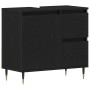 Conjunto de Muebles de Baño de 3 Piezas en Madera de Roble Negro de , Muebles de baño - Ref: Foro24-3333096, Precio: 217,06 €...