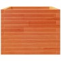 Jardinera madera maciza de pino marrón cera 60x60x49,5 cm en Macetas y jardineras | Comprar online en Foru.es