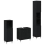 Conjunto de Muebles de Baño de 3 Piezas Roble Negro Madera de Alta Calidad de , Muebles de baño - Ref: Foro24-3333098, Precio...