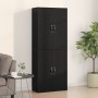 Armarios 2 unidades madera ingeniería roble negro 69,5x34x180cm de , Aparadores - Ref: Foro24-3333101, Precio: 166,69 €, Desc...