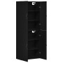 Armarios 2 unidades madera ingeniería roble negro 69,5x34x180cm de , Aparadores - Ref: Foro24-3333101, Precio: 166,69 €, Desc...
