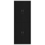 Armarios 2 unidades madera ingeniería roble negro 69,5x34x180cm de , Aparadores - Ref: Foro24-3333101, Precio: 166,69 €, Desc...