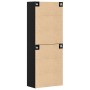 Armarios 2 unidades madera ingeniería roble negro 69,5x34x180cm de , Aparadores - Ref: Foro24-3333101, Precio: 166,69 €, Desc...