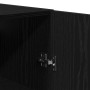 Armarios 2 unidades madera ingeniería roble negro 69,5x34x180cm de , Aparadores - Ref: Foro24-3333101, Precio: 166,69 €, Desc...