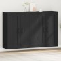 Gabinetes Montados en la Pared 2 pcs Roble Negro Madera Elaborada | Foro24.es | Tu tienda online para hogar, jardín y más Foro24.es
