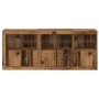 Aparador con luces LED Madera Vieja 162x37x67 cm Madera Ingeniera de , Aparadores - Ref: Foro24-3333110, Precio: 179,15 €, De...