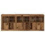 Aparador con Luces LED Madera Envejecida 181.5x37x67 cm Madera Ingenierizada de , Aparadores - Ref: Foro24-3333111, Precio: 1...