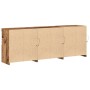 Aparador con Luces LED Madera Envejecida 181.5x37x67 cm Madera Ingenierizada de , Aparadores - Ref: Foro24-3333111, Precio: 1...