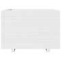 Jardinera madera maciza de pino blanco 70x70x49,5 cm en Macetas y jardineras | Comprar online en Foru.es