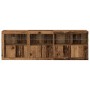 Aparador con Luces LED Madera Vieja 202x37x67 cm de , Aparadores - Ref: Foro24-3333112, Precio: 211,23 €, Descuento: %