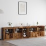 Aparador con luces LED Madera Vieja 283x37x67 cm Madera de ingeniería de , Aparadores - Ref: Foro24-3333114, Precio: 311,12 €...