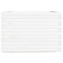 Jardinera madera maciza de pino blanco 70x70x49,5 cm en Macetas y jardineras | Comprar online en Foru.es