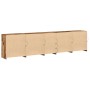 Aparador con luces LED Madera Vieja 283x37x67 cm Madera de ingeniería de , Aparadores - Ref: Foro24-3333114, Precio: 311,12 €...