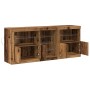 Aparador con luces LED Madera vieja 162x37x67 cm Madera de ingeniería de , Aparadores - Ref: Foro24-3333115, Precio: 185,88 €...