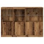 Sideboard con Iluminación LED Madera Vieja 142.5x37x100 cm Madera Ingenierizada | Foro24.es | Tu tienda online para hogar, jardín y más Foro24.es