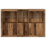 Bufé con Luces LED Madera Vieja 162x37x100 cm Madera Técnica de , Aparadores - Ref: Foro24-3333122, Precio: 243,28 €, Descuen...