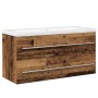 Mueble de lavabo para baño con lavabo integrado, madera reciclada, madera procesada de , Tocadores de baño - Ref: Foro24-3333...