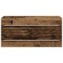 Mueble de lavabo para baño con lavabo integrado, madera reciclada, madera procesada de , Tocadores de baño - Ref: Foro24-3333...