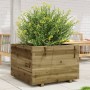 Jardinera madera de pino impregnada 70x70x49,5 cm en Macetas y jardineras | Comprar online en Foru.es