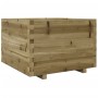 Jardinera madera de pino impregnada 70x70x49,5 cm en Macetas y jardineras | Comprar online en Foru.es